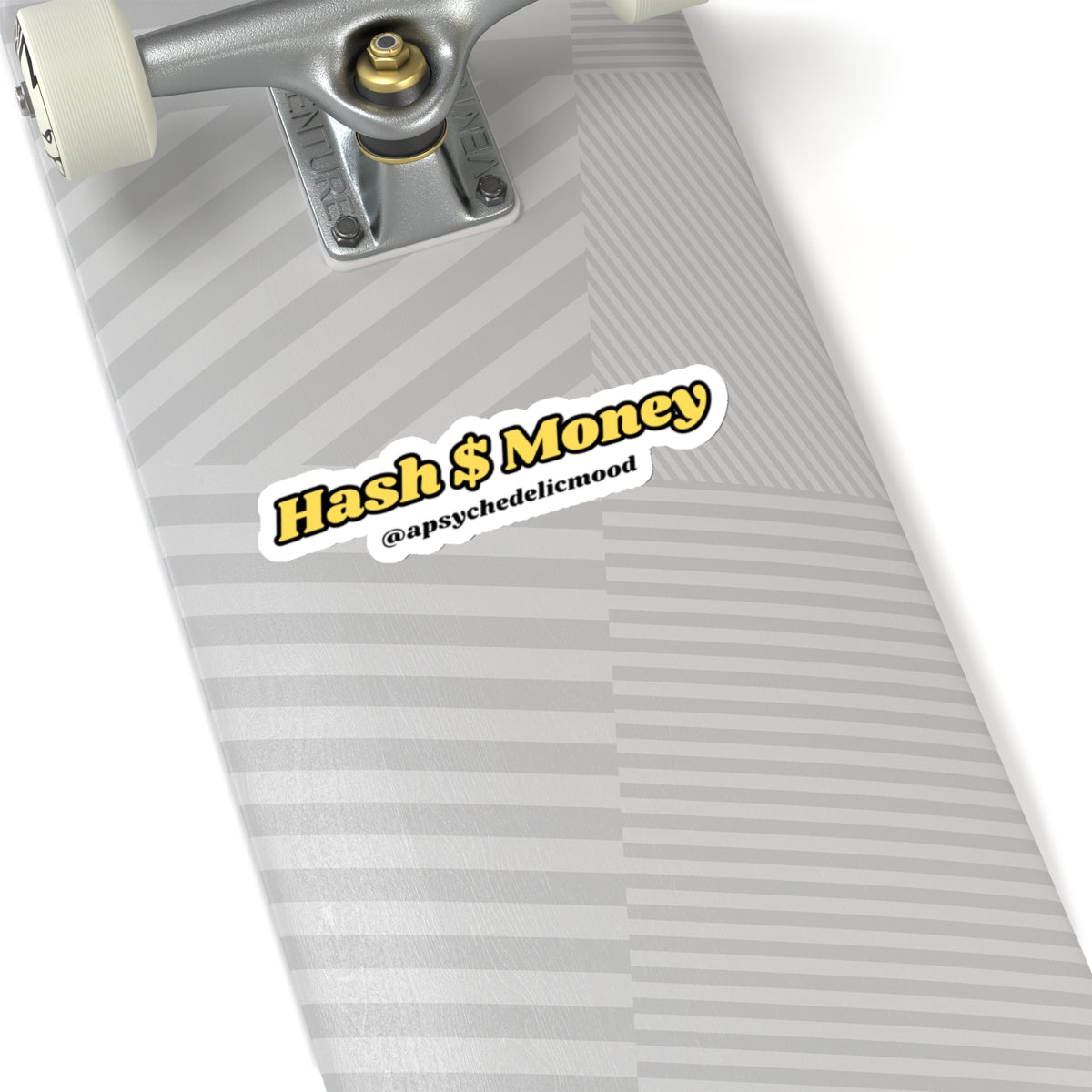 Yellow Hash $ Money Kiss-Cut Stickers