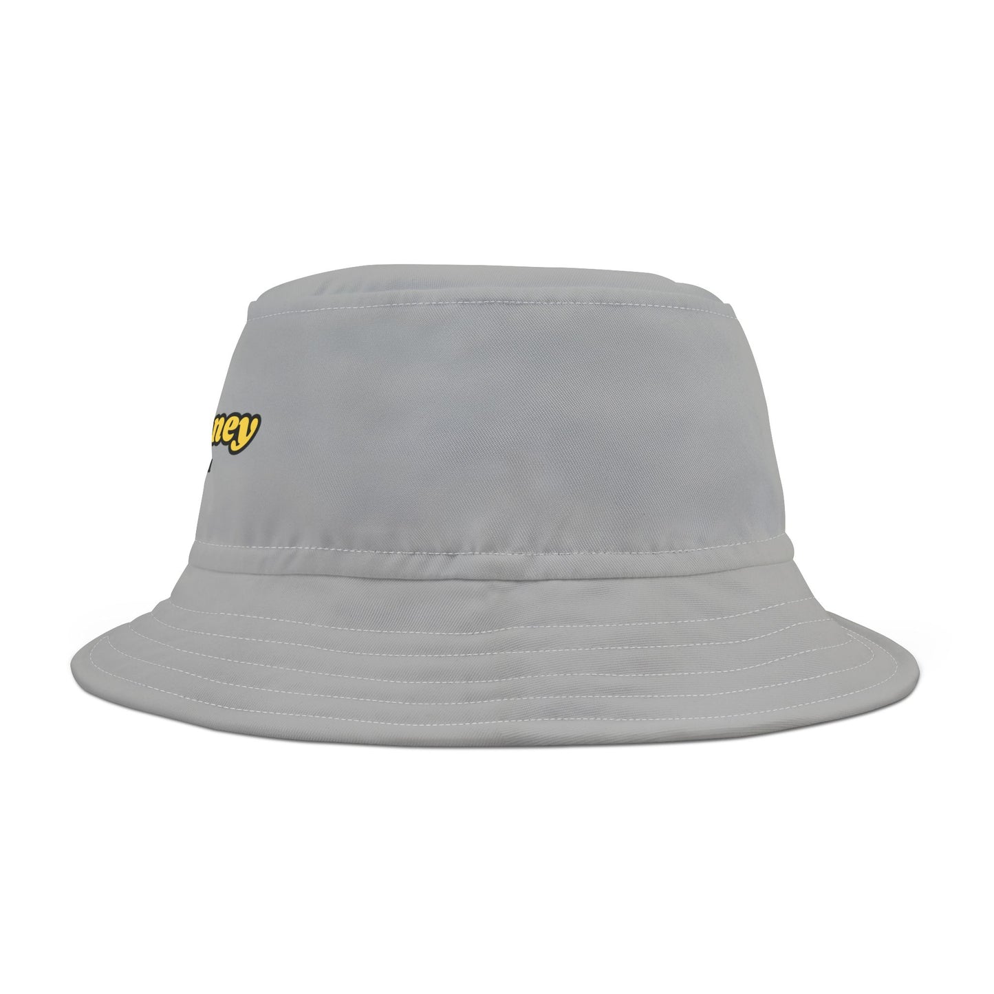 Grey/Yellow Hash $ Money Bucket Hat