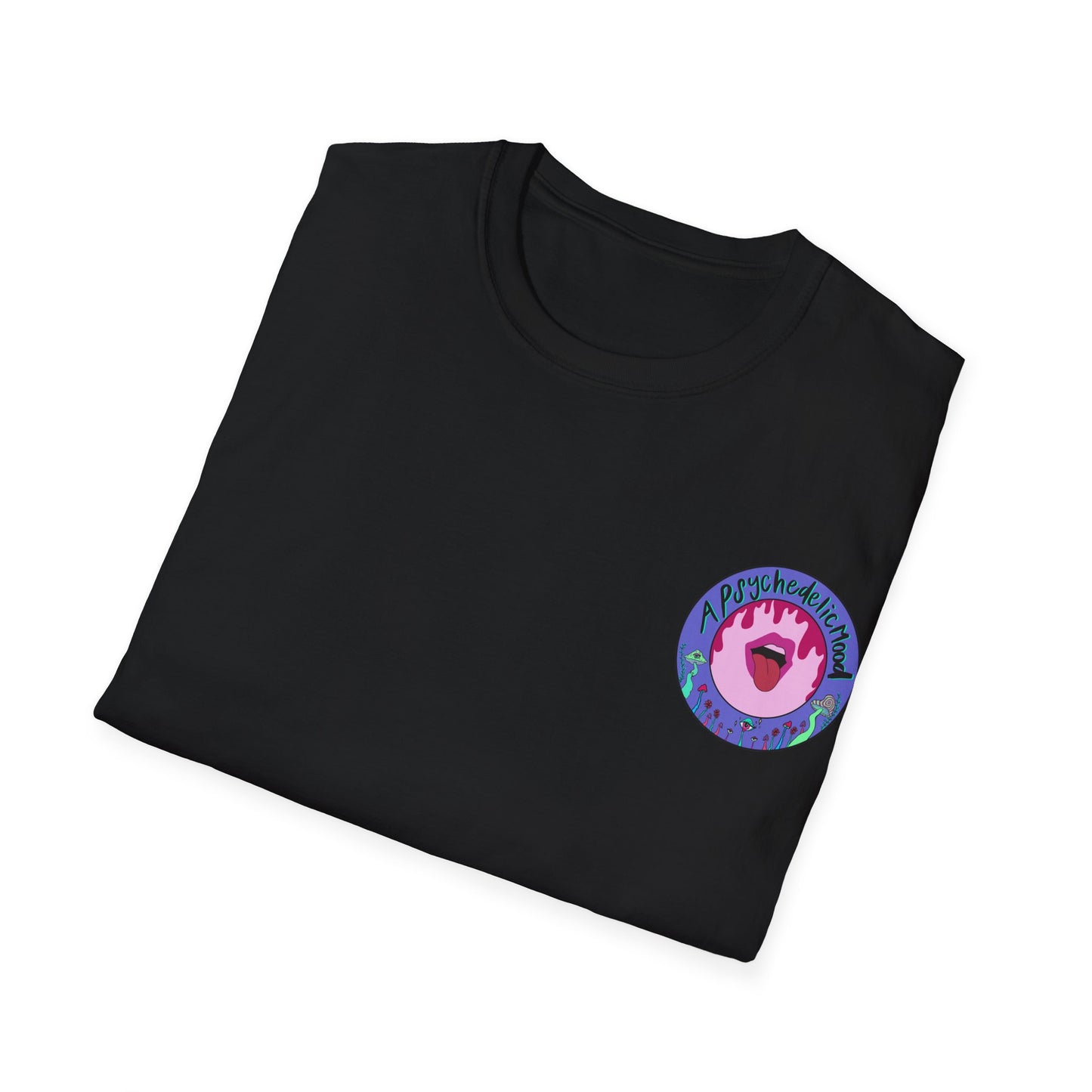 A Psychedelic Mood Unisex Softstyle T-Shirt