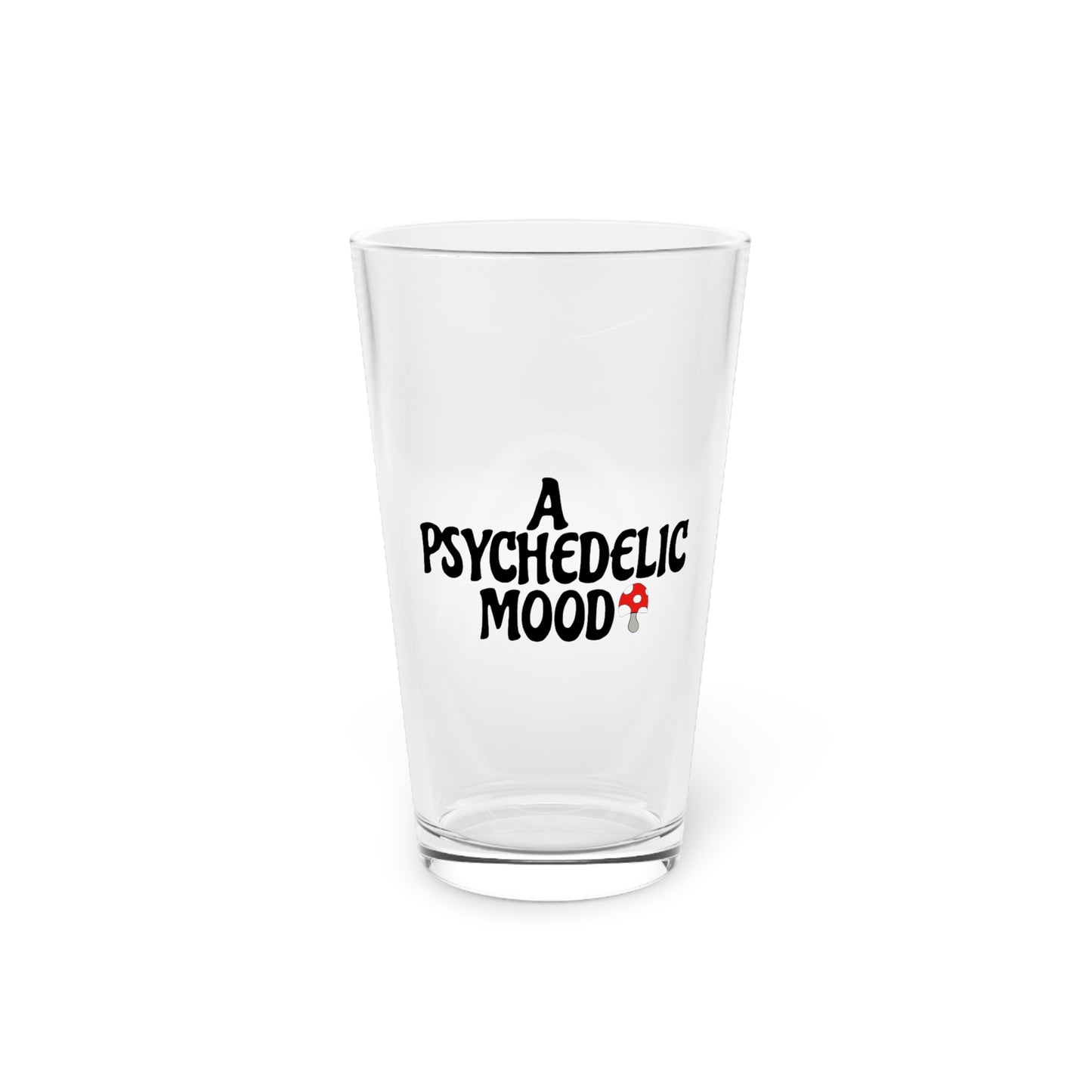 A Psychedelic Mood Pint Glass, 16oz