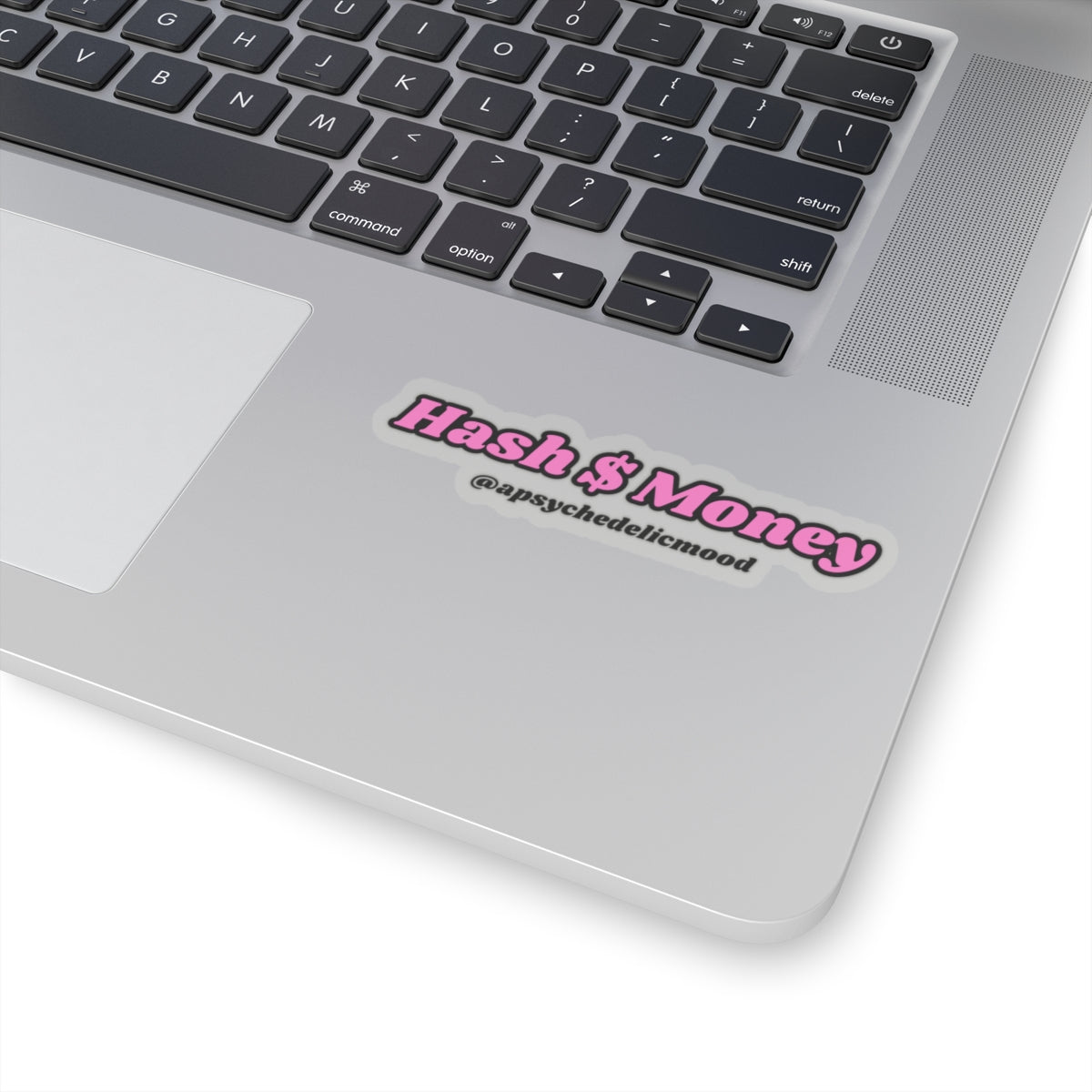 Pink Hash $ Money Kiss-Cut Stickers