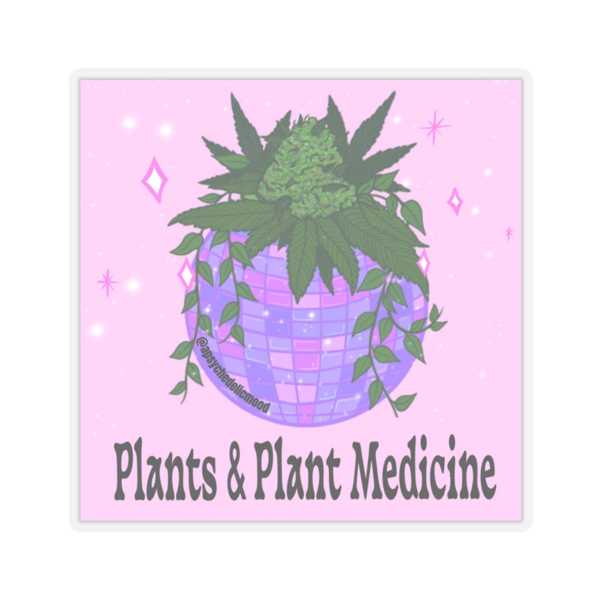 Plants and Plant Medicine Kiss-Cut Stickers