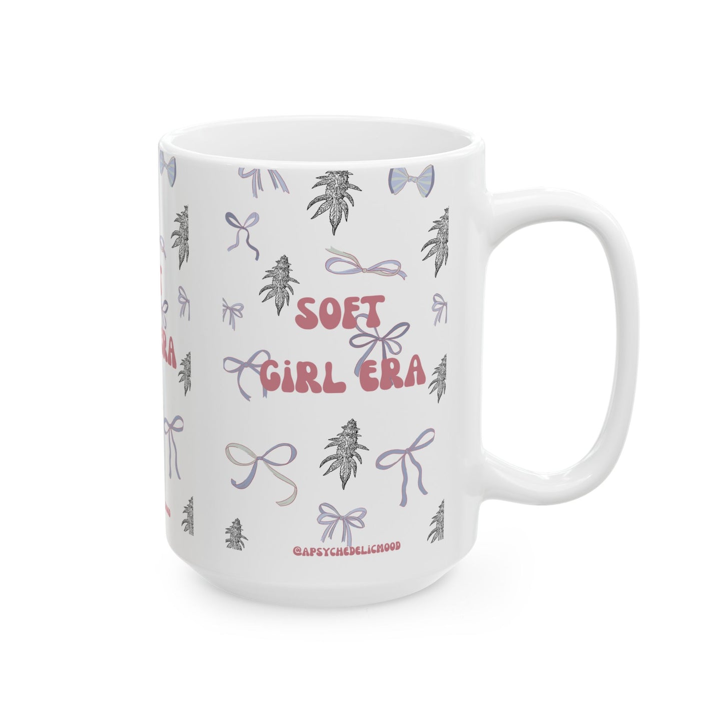 Soft Girl Era Ceramic Mug, (11oz, 15oz)