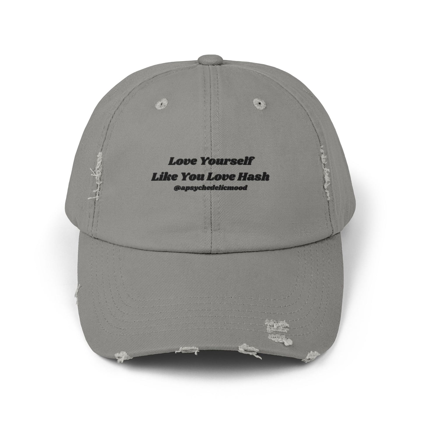 Love Yourself Unisex Distressed Cap