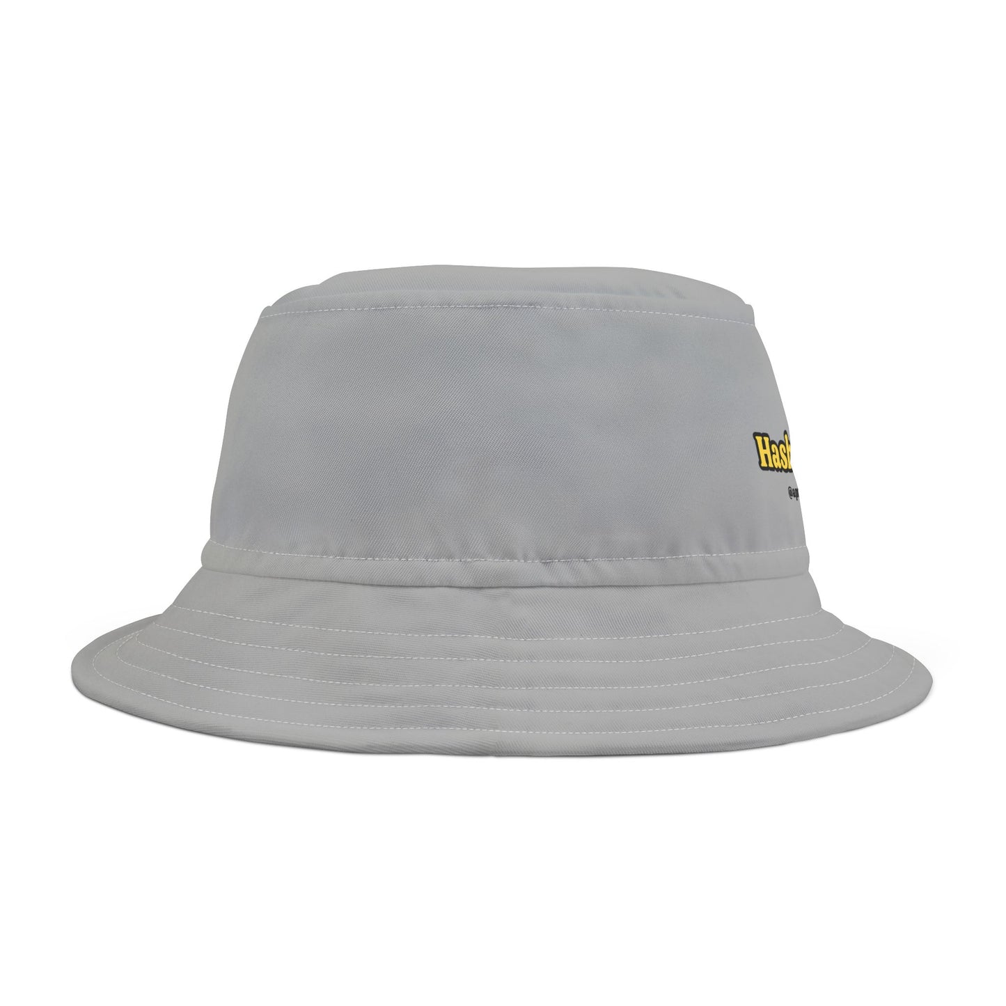 Grey/Yellow Hash $ Money Bucket Hat