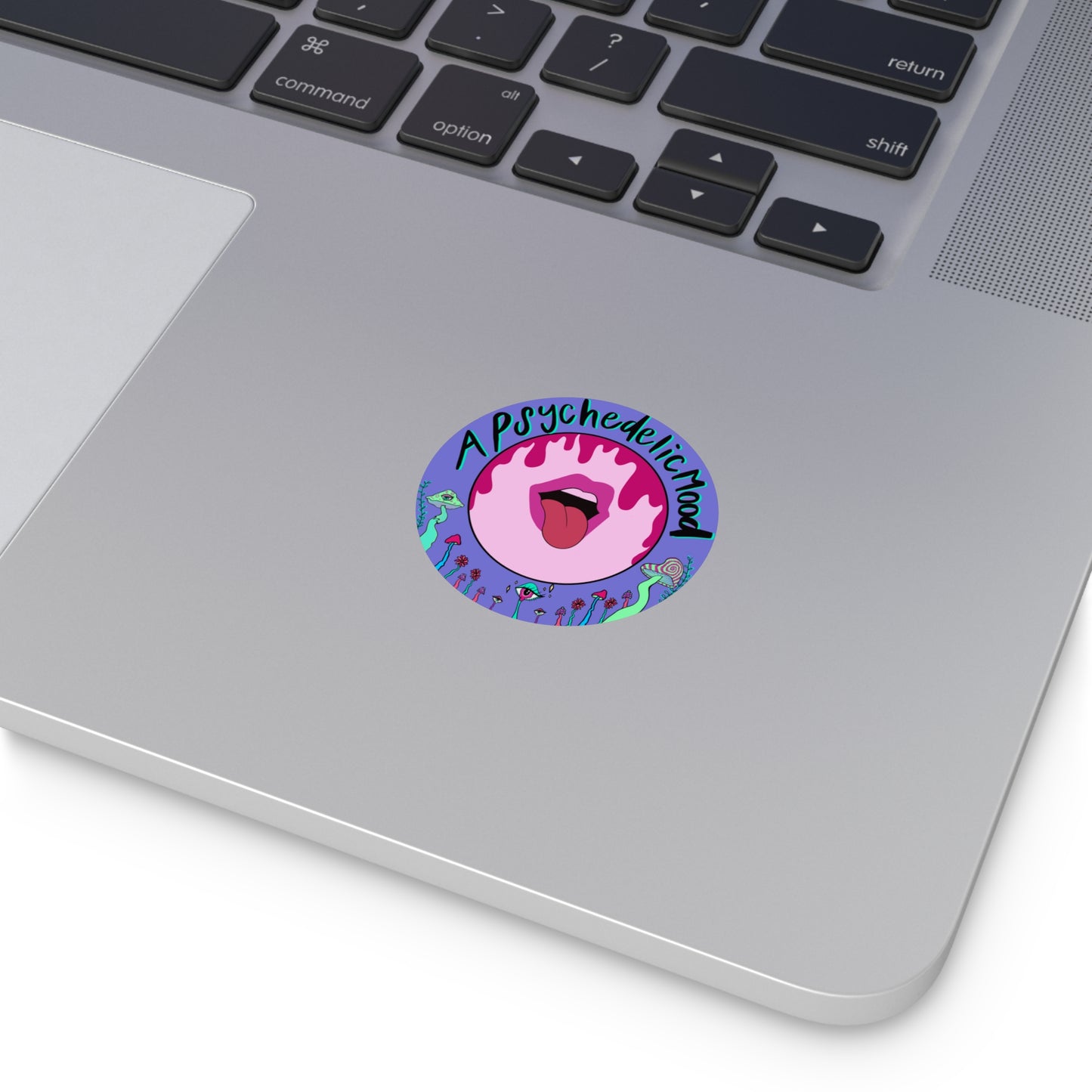 A Psychedelic Mood Original Design Round Vinyl Stickers