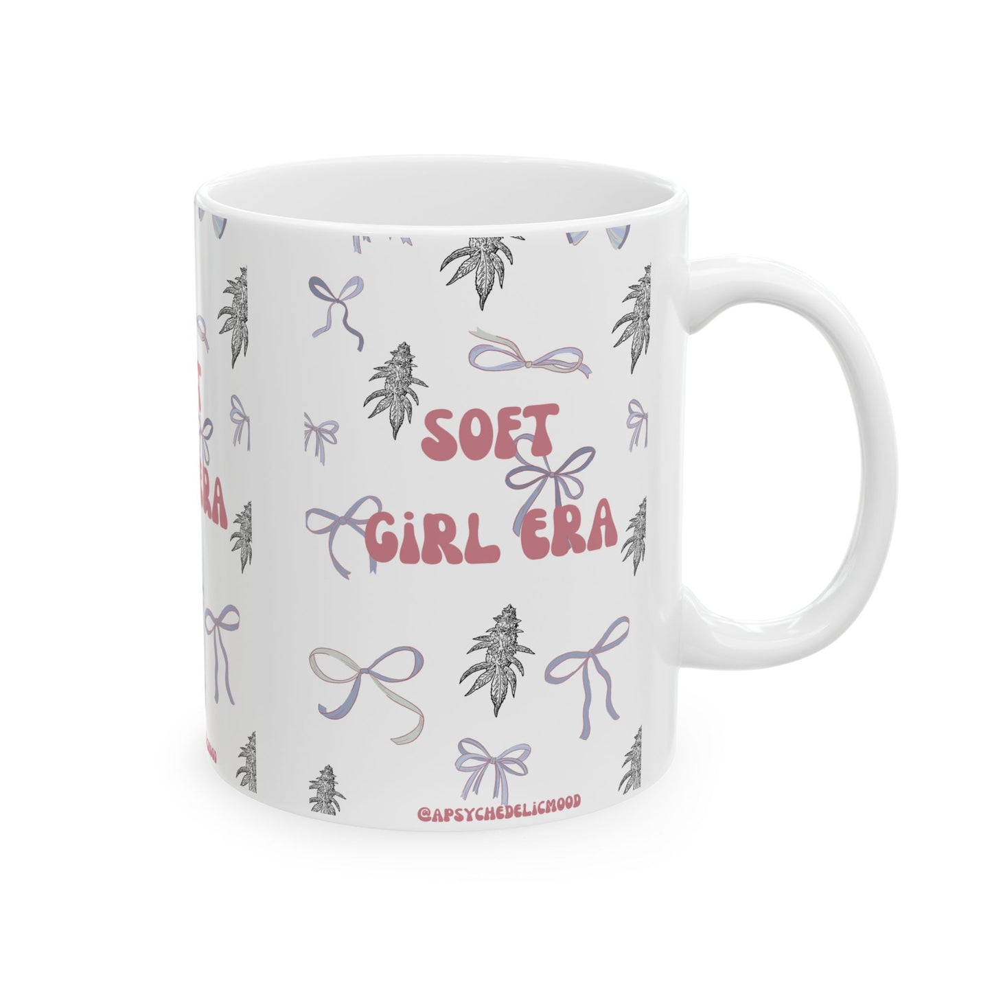 Soft Girl Era Ceramic Mug, (11oz, 15oz)