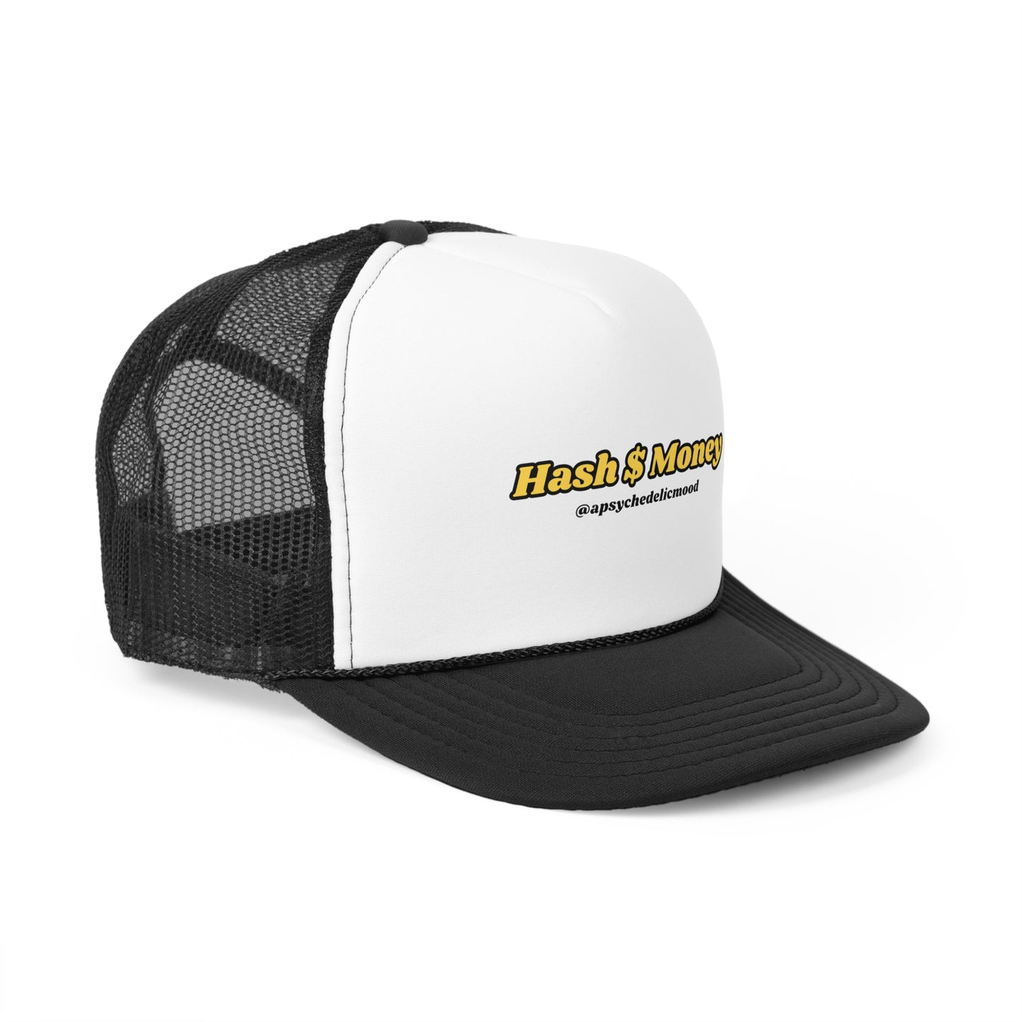 Blk/Yellow Hash $ Money Trucker Hat