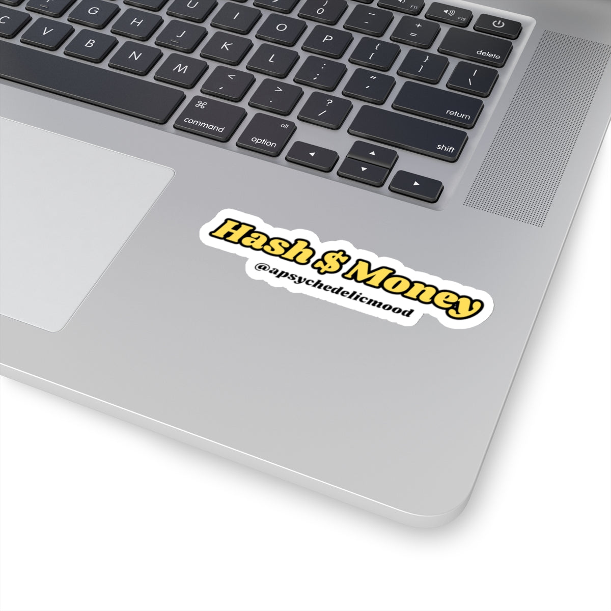 Yellow Hash $ Money Kiss-Cut Stickers