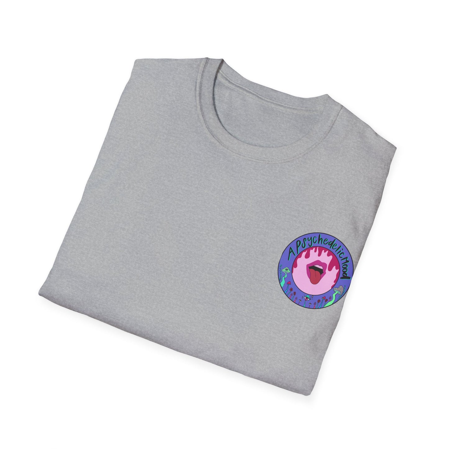 A Psychedelic Mood Unisex Softstyle T-Shirt