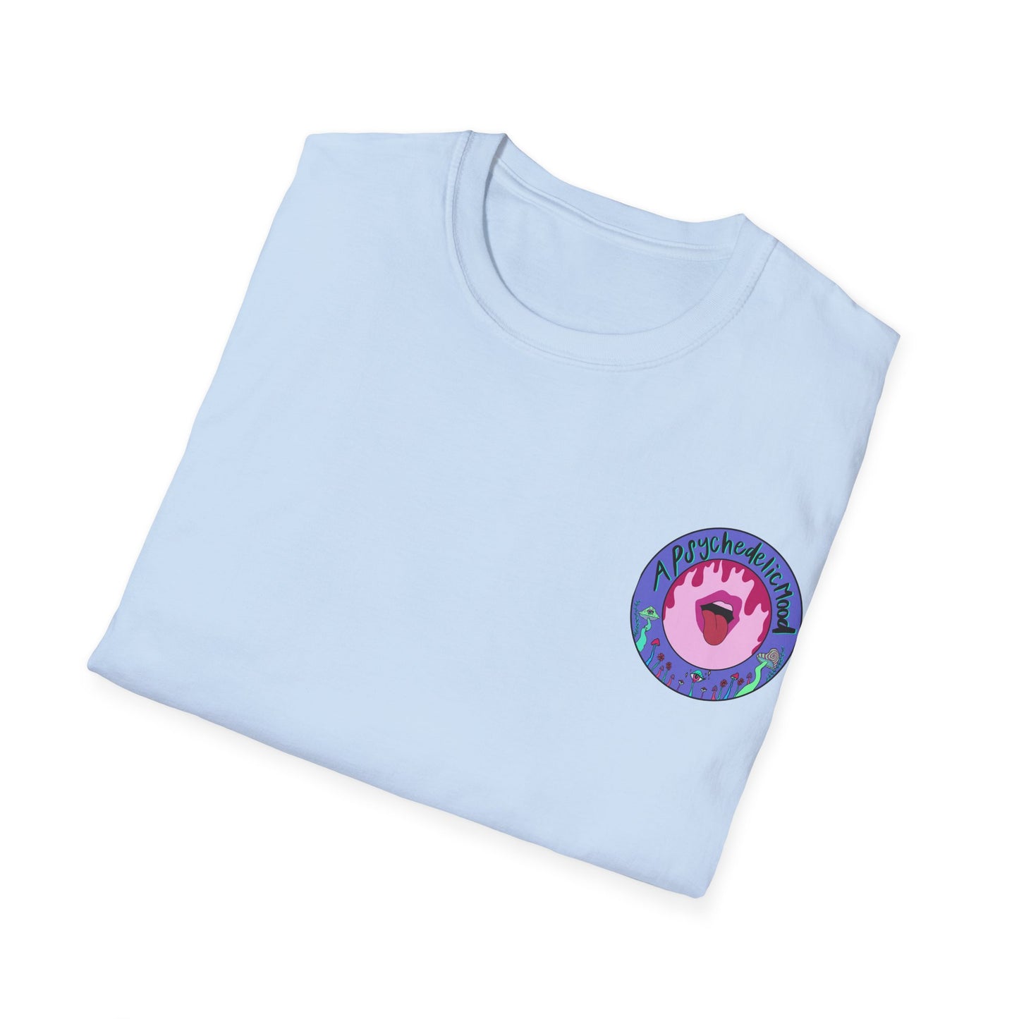 A Psychedelic Mood Unisex Softstyle T-Shirt