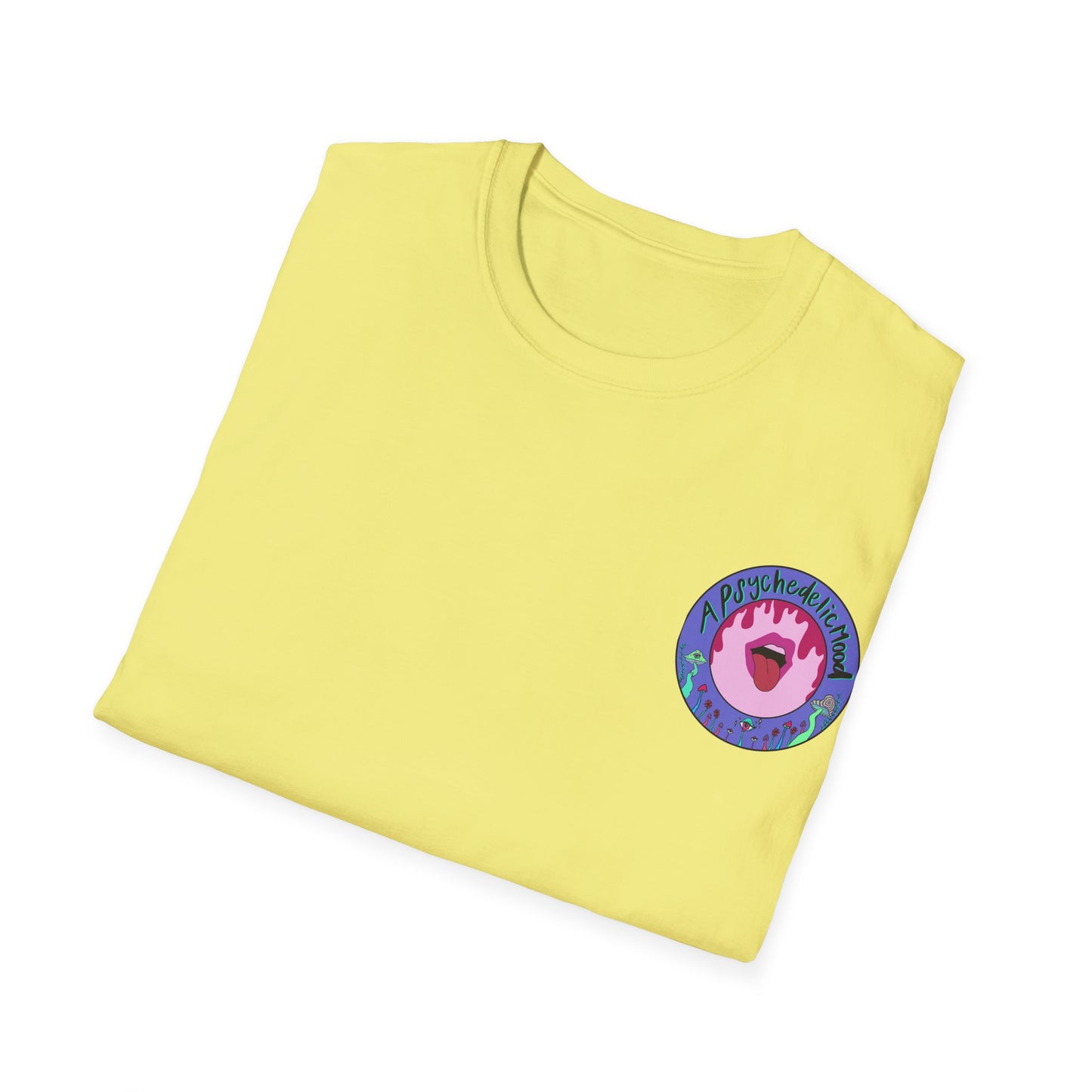 A Psychedelic Mood Unisex Softstyle T-Shirt