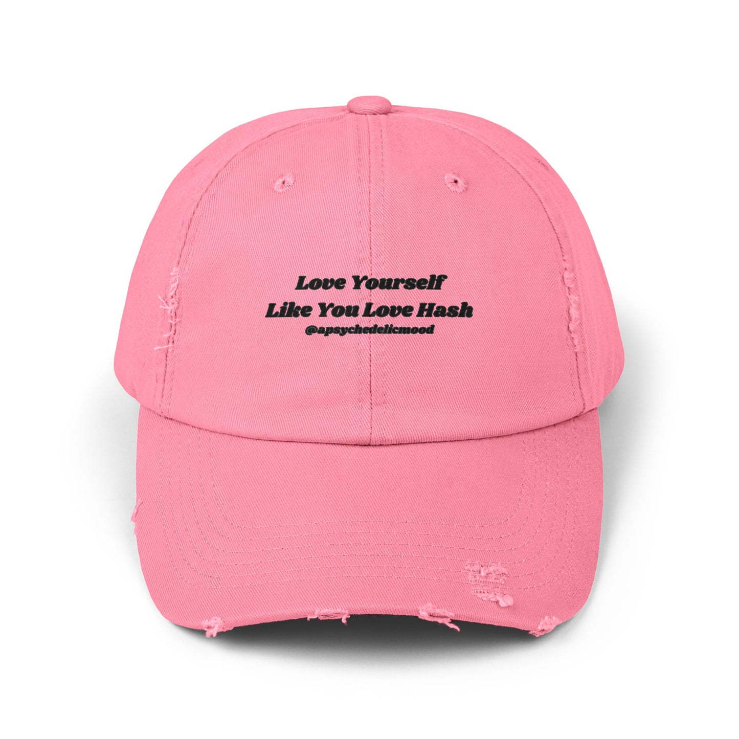 Love Yourself Unisex Distressed Cap