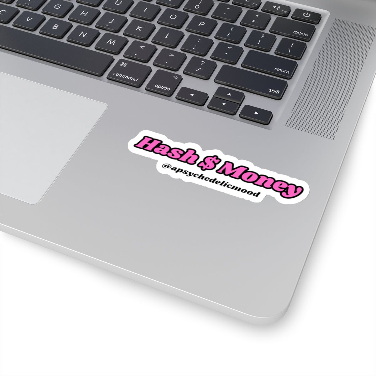 Pink Hash $ Money Kiss-Cut Stickers