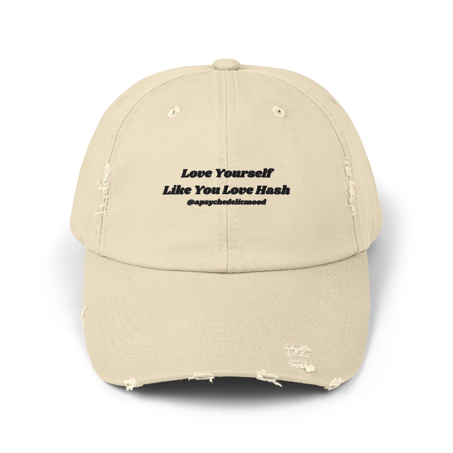 Love Yourself Unisex Distressed Cap