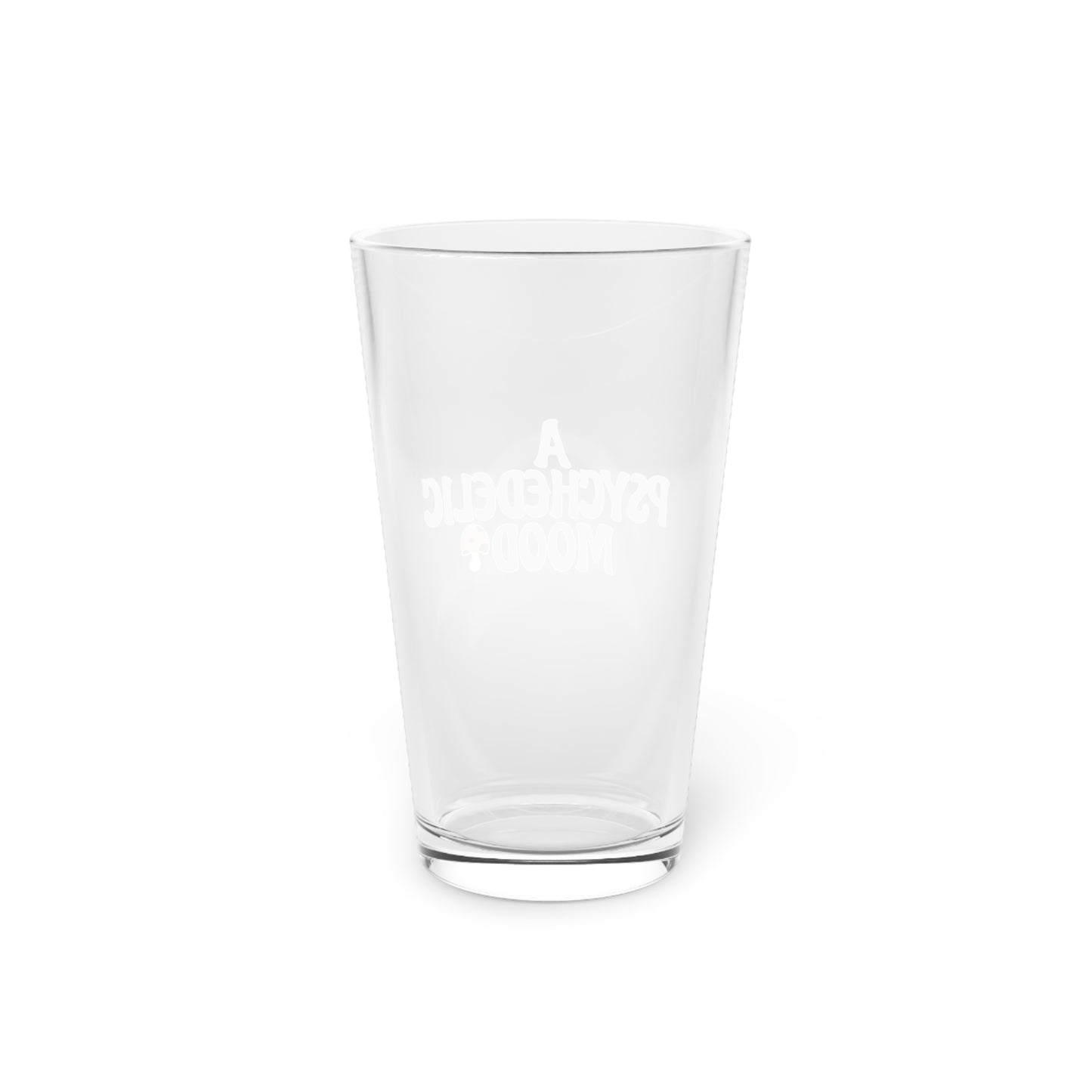 A Psychedelic Mood Pint Glass, 16oz