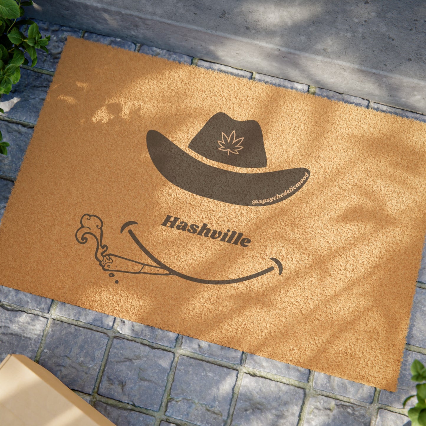 Hashville Doormat by (A Psychedelic Mood)