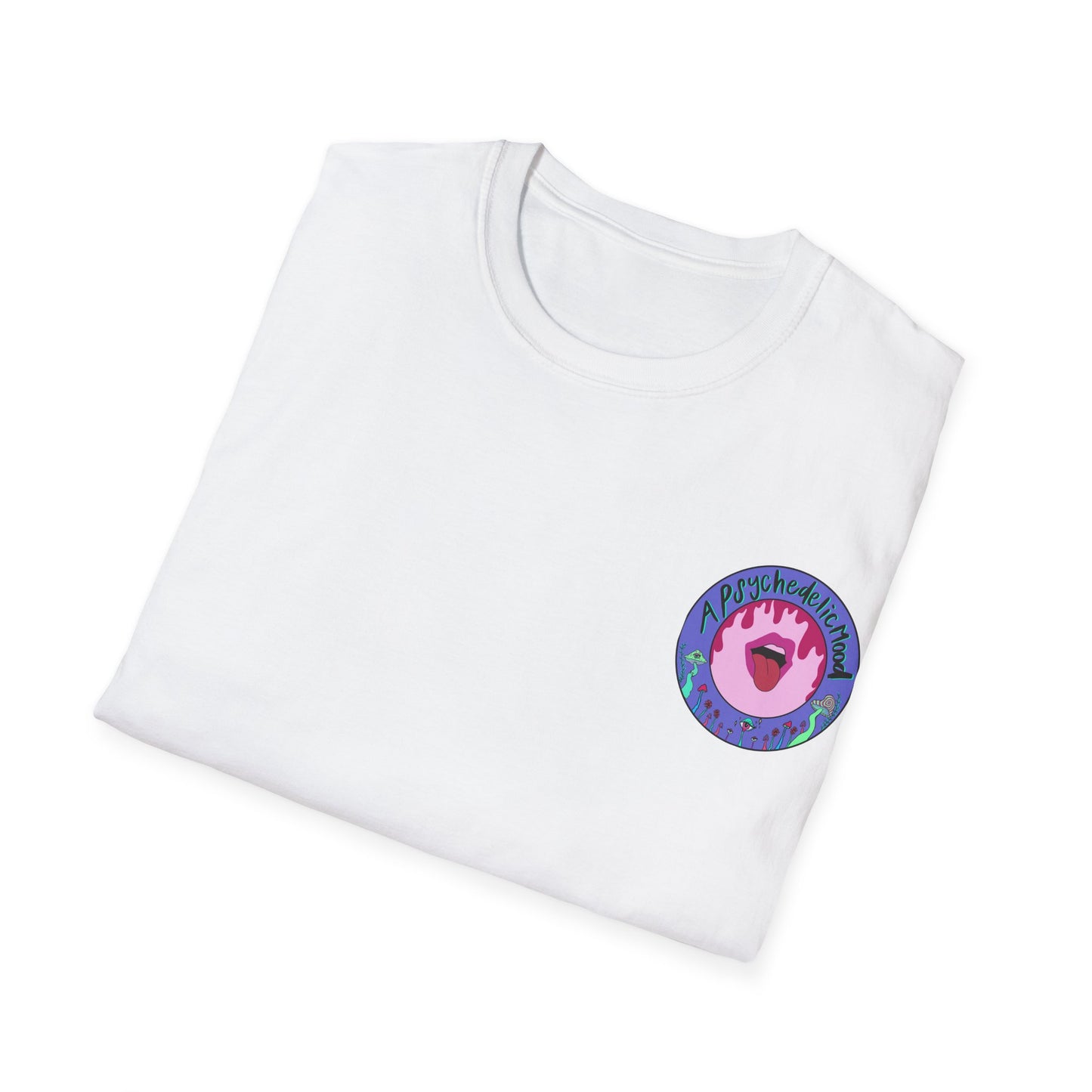 A Psychedelic Mood Unisex Softstyle T-Shirt